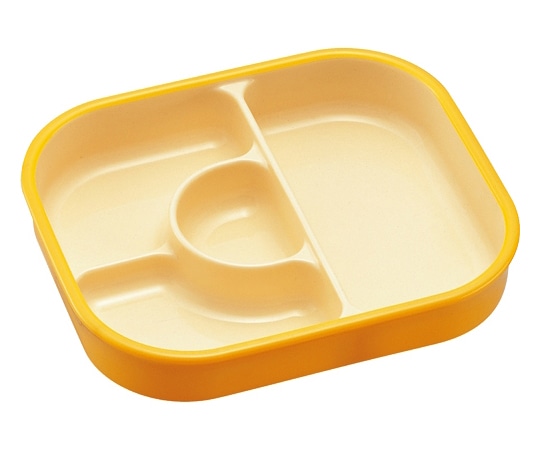 Daiwa 二色幼稚園弁当容器 本体(イエロー)蓋(ピクニック)セット WY-1 1個(ご注文単位1個)【直送品】