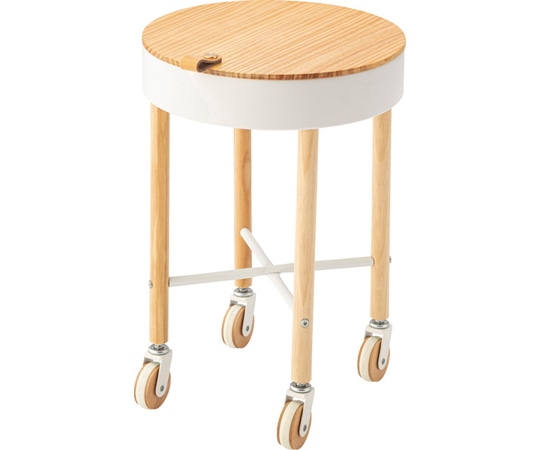 東谷 サイドテーブル ホワイト PW-56WH 1個（ご注文単位1個）【直送品】