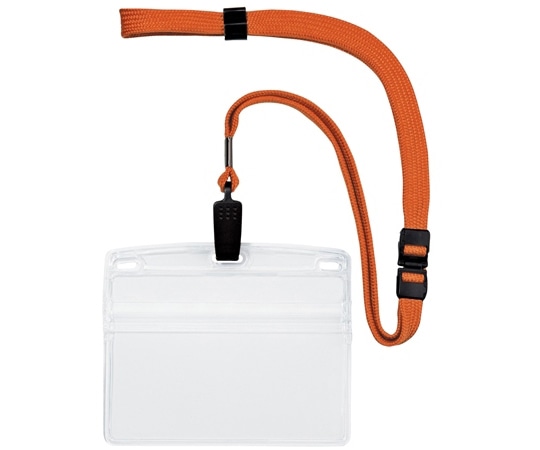 オープン工業 吊り下げ名札 クリップ式 ヨコ特大 1枚 橙 NL-21P-RG 1個(ご注文単位1個)【直送品】