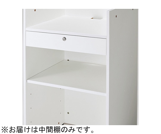 アズワン 中間棚 レジ台用 ホワイト 61-427-47-2 1枚（ご注文単位1枚）【直送品】