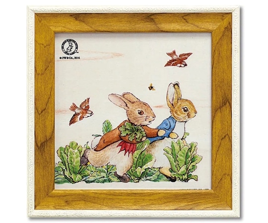 ユーパワー ピーター ラビット ミニゲル アートフレーム「ピーターとベンジャミン」 PF-02086 1個(ご注文単位1個)【直送品】