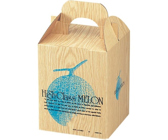 ヤマニパッケージ 青果用贈答箱 ハイクラスメロン1 100枚 L-237 1ケース（ご注文単位1ケース）【直送品】