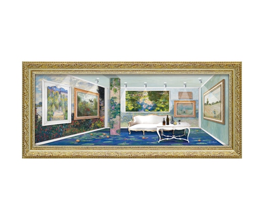 ユーパワー 白石 創多「モネのアート ギャラリー」 ST-18001 1個(ご注文単位1個)【直送品】