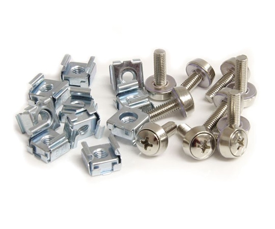 StarTech.com サーバーラックおよびキャビネット用M5ネジとケージナット 50セット CABSCREWM5 1個(ご注文単位1個)【直送品】