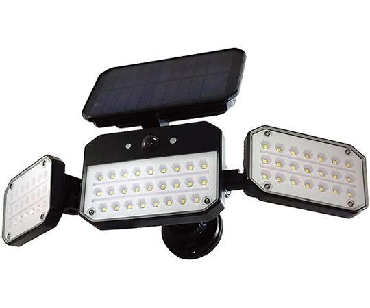 アイガーツール ソーラーセンサーライト広範囲照射タイプ ガラス用粘着取付型 EDS0795AS 1個(ご注文単位1個)【直送品】