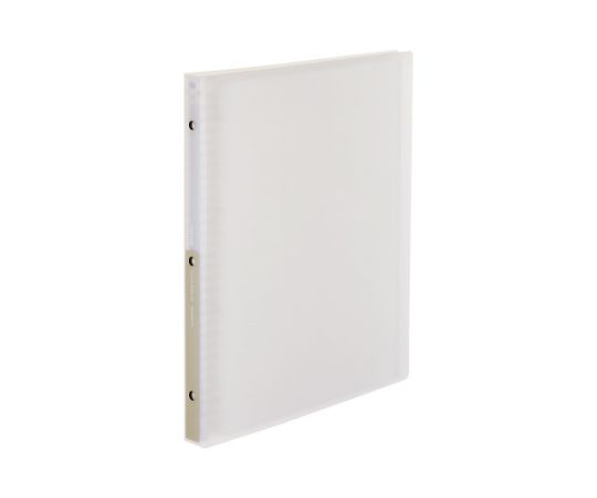 コクヨ クリヤーブックグラッセル替紙式A4 オフホワイト ラ-GL720W 1冊（ご注文単位1冊）【直送品】