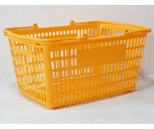 大和産業 買い物かご イエロー 5個入 SL-20 1セット（ご注文単位1セット）【直送品】
