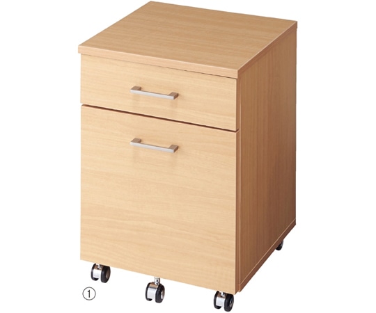 アズワン ワゴンキャビネット エクリュ 61-427-50-1 1台（ご注文単位1台）【直送品】