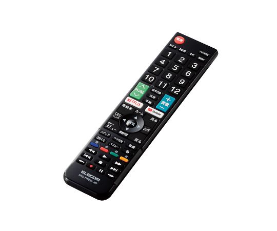 エレコム かんたんTVリモコン第2弾 Hisense用 ブラック ERC-TV02BK-HS 1個(ご注文単位1個)【直送品】