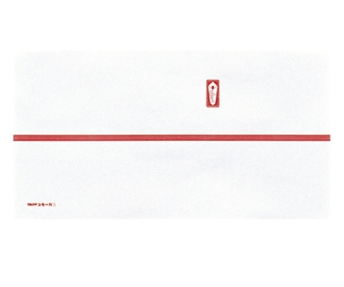 マルアイ 祝のし紙 赤棒 縦120×横220mm コモ-N3 1パック(ご注文単位1パック)【直送品】