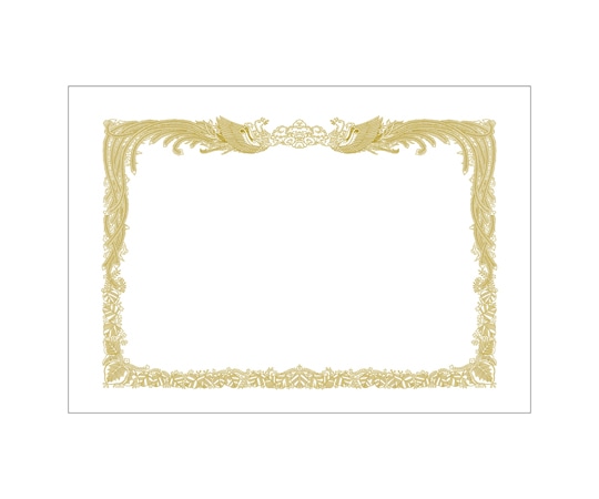 ササガワ 賞状用紙 上質紙 みの判 縦書用 100枚入 10-5030 1箱(ご注文単位1箱)【直送品】