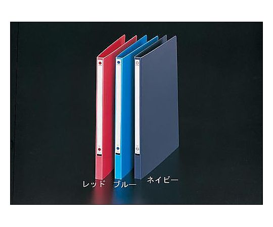 エスコ A4/S型 パームファイル(赤) EA762CF-41B 1冊(ご注文単位1冊)【直送品】