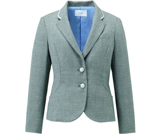 カーシーカシマ ENJOY ジャケット MELANGE HOUNDSTOOTH ライトグレー 9号 EAJ718 1枚（ご注文単位1枚）【直送品】