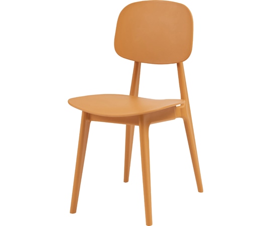 東谷 オーディナリー チェア イエロー PC-973YE 1個（ご注文単位1個）【直送品】