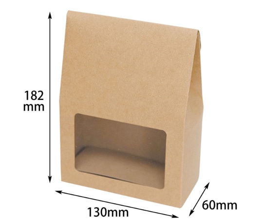 ヤマニパッケージ 贈答箱 ミエルBOX クラフト L 200枚 16-336 1ケース（ご注文単位1ケース）【直送品】