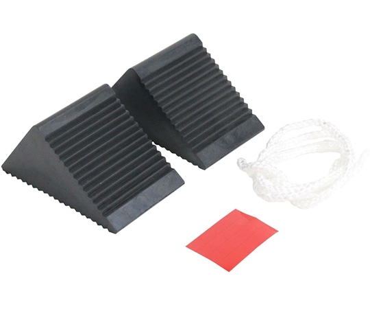 大自工業 メルテック ゴム製 タイヤストッパー(乗用車以下用)1セット(2個入) FTW-01 1セット(ご注文単位1セット)【直送品】