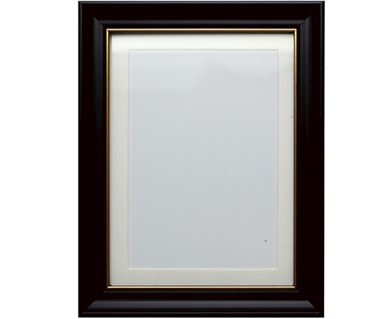 万丈 黒額 V金線入 L判 VSBK-L-BK 1個(ご注文単位1個)【直送品】