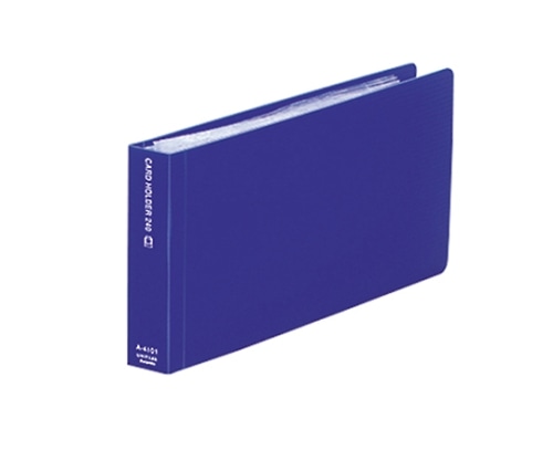 LIHITLAB Avanti カードホルダー<カドロック&SEIHON> 8青 A-4101 A4101-8 1冊(ご注文単位1冊)【直送品】