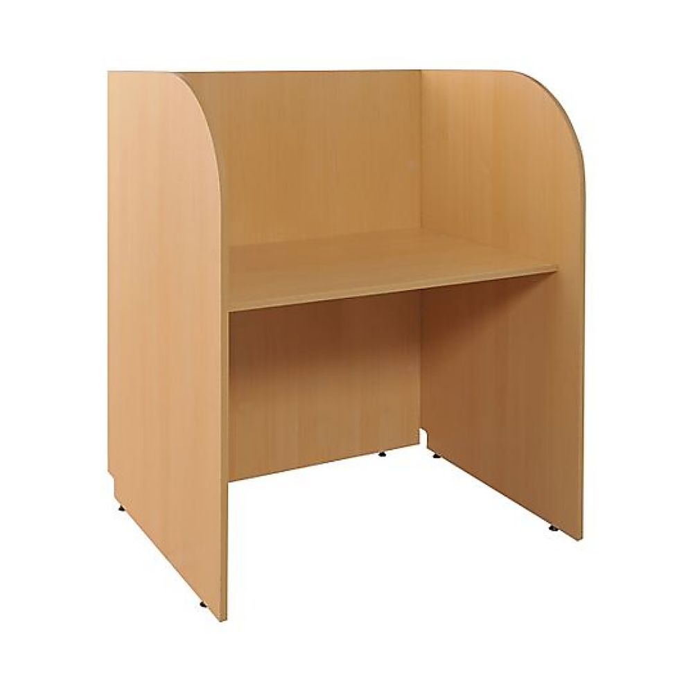 カグクロ 多目的個別ブース 基本型 W1000mm チーク Z-GB03 1台(ご注文単位1台)【直送品】