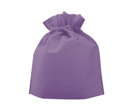 三和 不織布巾着 (大)ラベンダー 1ケース(1000枚入) SW2528-11 1ケース（ご注文単位1ケース）【直送品】