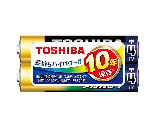 エスコ [単4x 2本] アルカリ乾電池 EA758YT-14AA 1パック(ご注文単位1パック)【直送品】