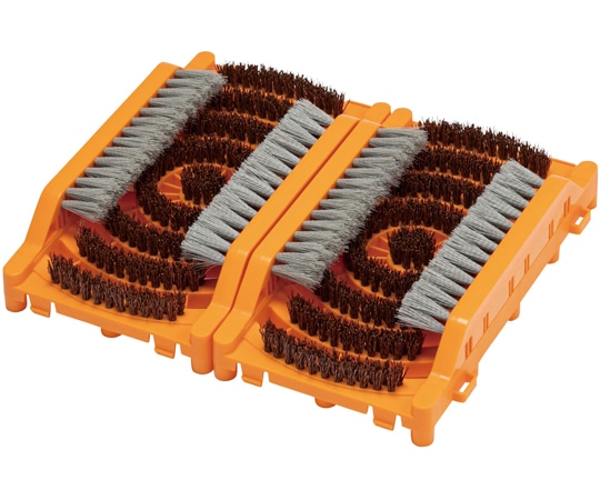 テラモト 靴底ハードブラッシュ 2個入 MR-178-510-0 1個(ご注文単位1個)【直送品】