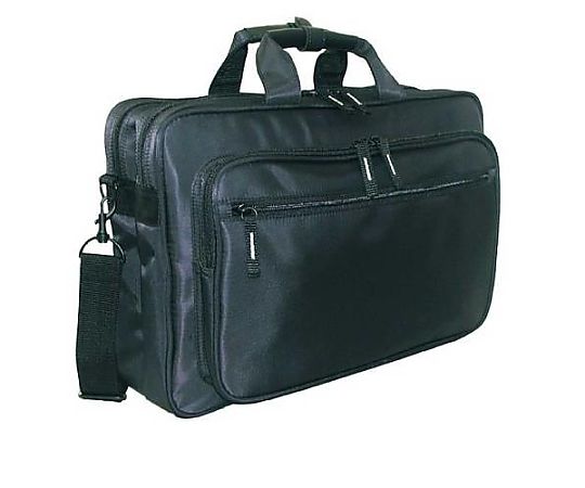 エスコ 400x115x290mm ビジネスバッグ(黒) EA927AG-7 1個(ご注文単位1個)【直送品】
