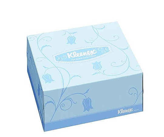 クレシア クリネックスティシュー ハーフ 2枚重ね 214×222mm 50組×96箱 43061 1箱(ご注文単位1箱)【直送品】