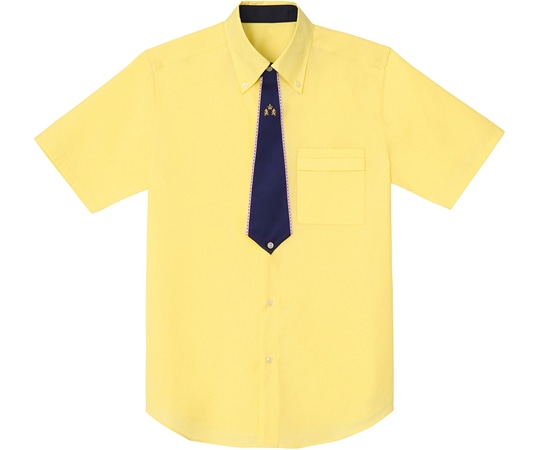 カーシーカシマ AMUS-NET 半袖シャツ 203-13 イエロー S ASY203 1枚（ご注文単位1枚）【直送品】