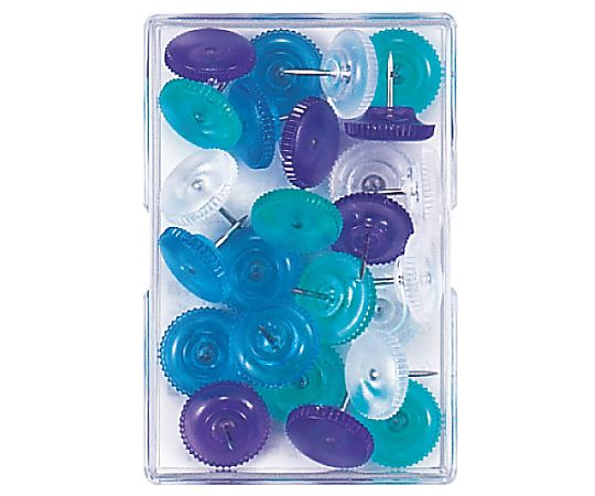 ミツヤ カラーハイタック画鋲 マリン 25本×20箱入 CHT-1500-M 1ケース（ご注文単位1ケース）【直送品】