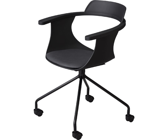 東谷 デスクチェア ブラック PC-986BK 1個(ご注文単位1個)【直送品】