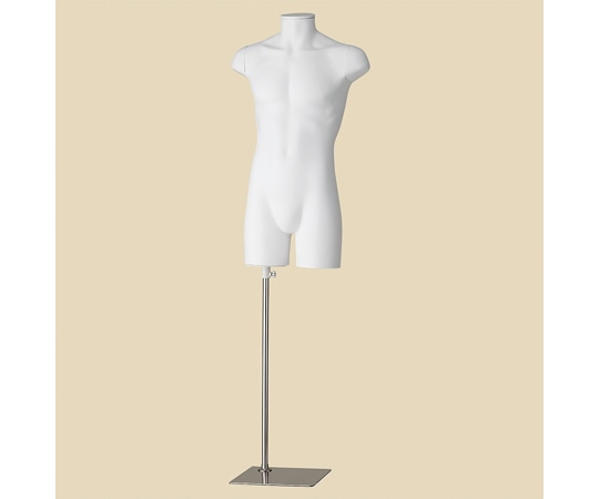 アズワン PP製 紳士トルソー M 白 61-810-41-1 1個（ご注文単位1個）【直送品】