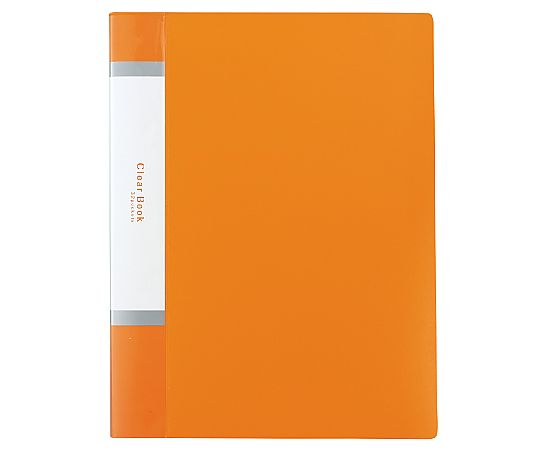 アーテック クリアブックA4 横入れ 32ポケット オレンジ 5626 1個(ご注文単位1個)【直送品】
