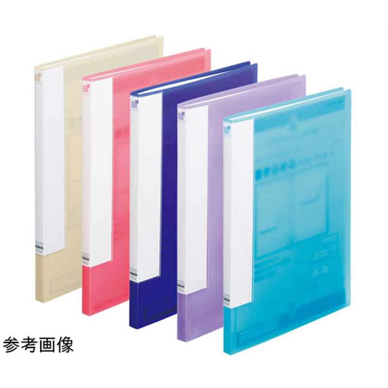 LIHITLAB CUBE FIZZ 書き込めるクリヤーブック ネイビー N6005-11 1冊(ご注文単位1冊)【直送品】