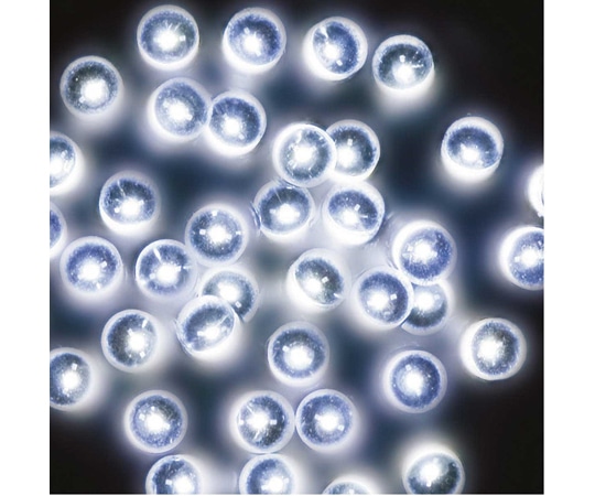 アズワン LEDストレートライト 屋外使用可 100球 ホワイト 28-49-1-1 1セット(ご注文単位1セット)【直送品】