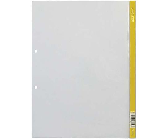 キングジム Lホルダー A4縦 黄 5枚 730キイX5 1パック(ご注文単位1パック)【直送品】