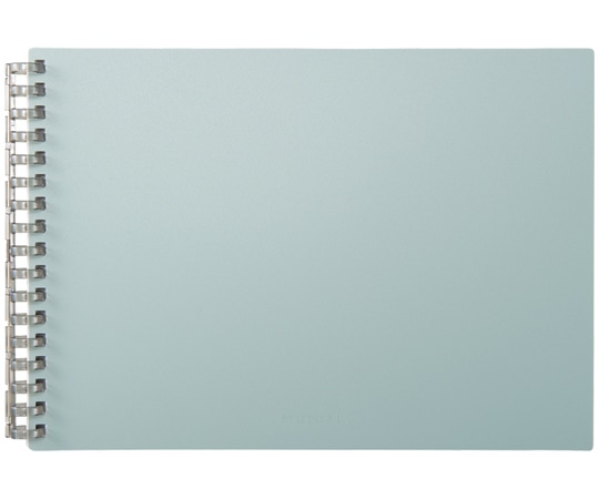 LIHITLAB Mutual オープンリングノート A5 ライトブルー N2675-14 1冊(ご注文単位1冊)【直送品】