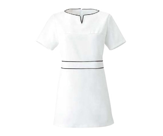 Calala(キャララ) チュニック[女性用] ホワイト 7号 フルダルSTツイル ウエスト80cm 着丈72cm CL-0185 1着（ご注文単位1着）【直送品】