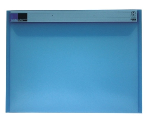 セキセイ シスフォルダー 青 SYF-151-10 1枚(ご注文単位1枚)【直送品】