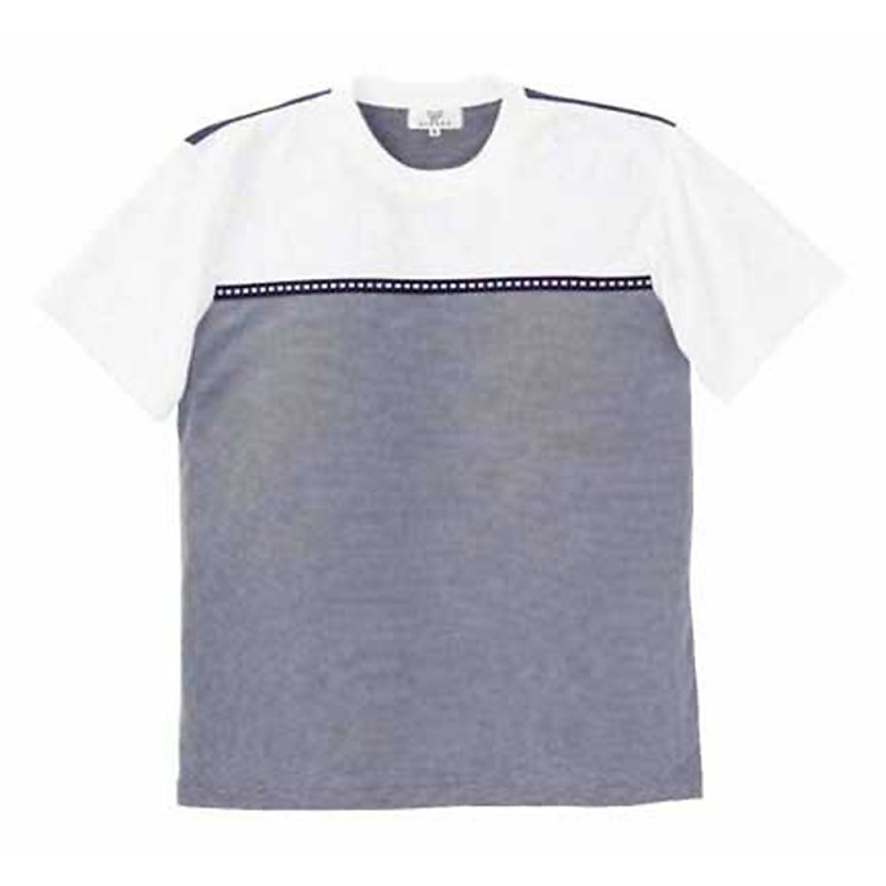 KIRAKU(トンボ) Tシャツ ネイビー 4L(身丈80cm) CR066-88 4L 1枚(ご注文単位1枚)【直送品】