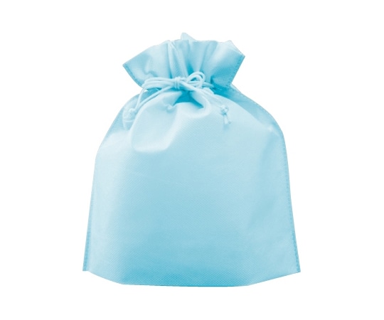 三和 不織布巾着 (大)スカイブルー 1ケース(1000枚入) SW2528-20 1ケース（ご注文単位1ケース）【直送品】