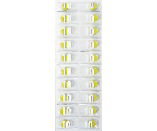 ミツヤ カラーマグネット丸型#10 黄 1個×20箱入 MR-10-YL 1ケース（ご注文単位1ケース）【直送品】