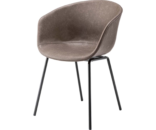 東谷 アームチェア ダークグレー PC-989DGY 1個（ご注文単位1個）【直送品】