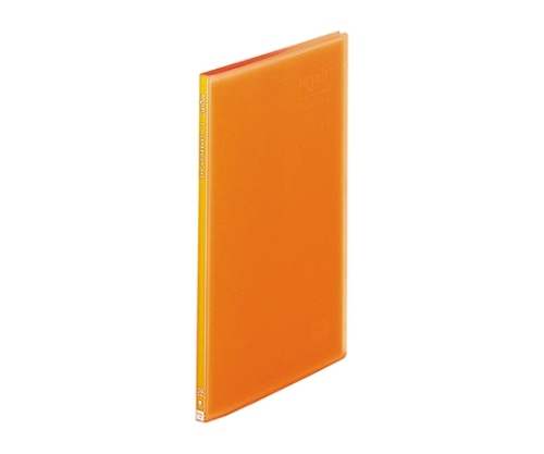 LIHITLAB リクエスト 透明クリヤーブック 4オレンジ G3101 G3101-4 1冊(ご注文単位1冊)【直送品】