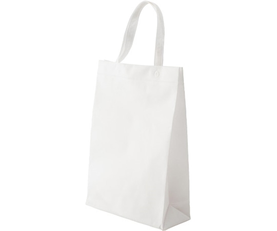 三和 不織布マチ付バッグ(大) 50枚入 ホワイト SW4532-1 1箱（ご注文単位1箱）【直送品】