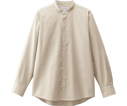 ボンマックス バンドカラー長袖シャツ FB4567U ベージュ 3L  1枚（ご注文単位1枚）【直送品】