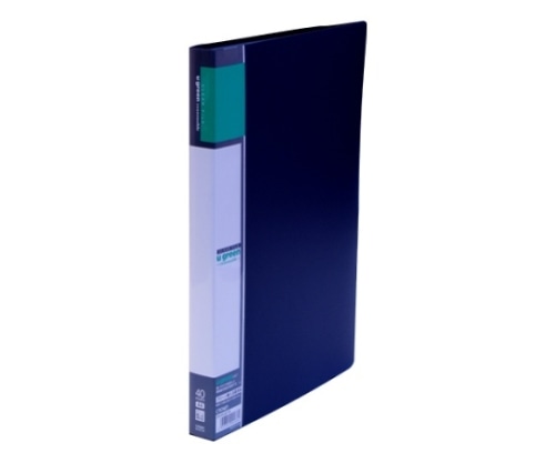 クラウン u green クリヤーファイルA4 黒 CR-CFL40-B 1冊(ご注文単位1冊)【直送品】