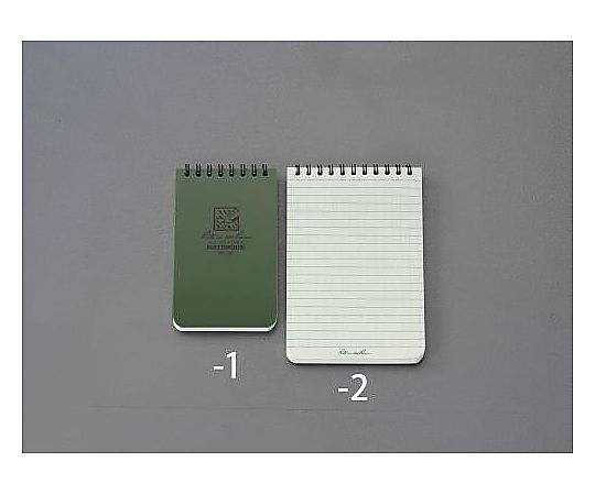エスコ 76x127mm 防水メモ帳 EA762GC-1 1冊(ご注文単位1冊)【直送品】