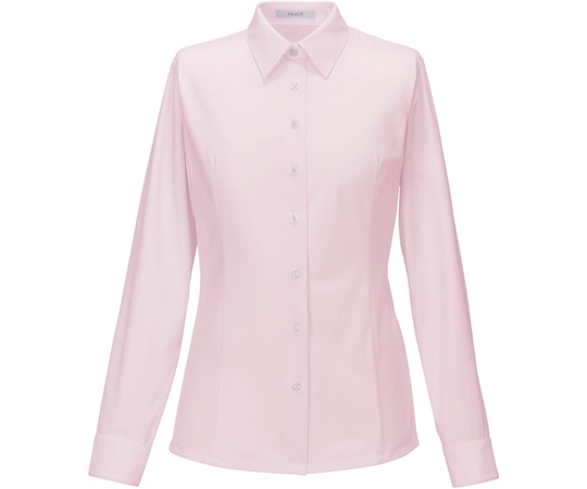 カーシーカシマ ENJOY 長袖シャツブラウス TRICOT CORD KNIT ピンク 13号 EWB871 1枚（ご注文単位1枚）【直送品】