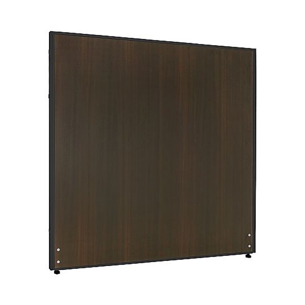 カグクロ 木目調ローパーテーション(BK)ダークブラウン H1600×W1200mm PW1216-B-DB 1台(ご注文単位1台)【直送品】